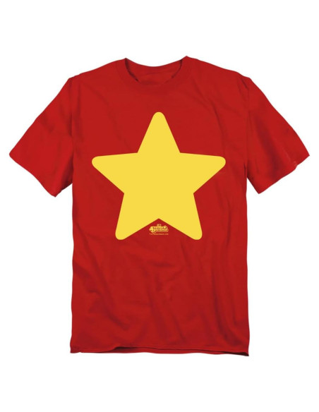 Camiseta Unisex Steven Universe Estrella Roja Algodón