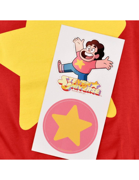 Camiseta Unisex Steven Universe Estrella Roja Algodón