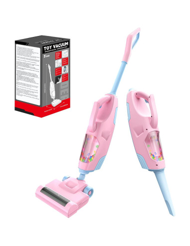 Aspiradora de Juguete Toy Choi Rosa 2 en 1 para Niños