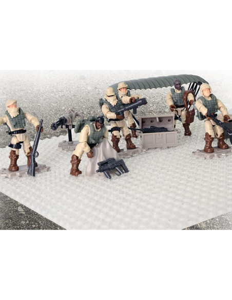 Set de Figuras de Acción Militar 8 PCS Desert Eagle 1:36