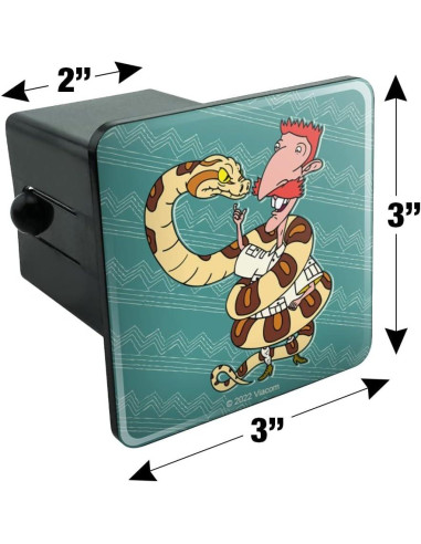 Cubierta de Enganche de Remolque Graphics & More Thornberrys 3x3
