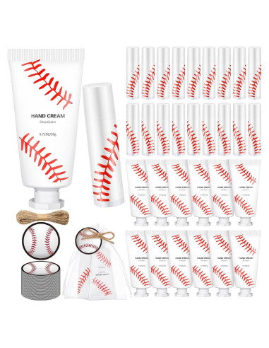 Set de Balsamo Labial y Crema de Manos Béisbol Heigble 144 Pcs