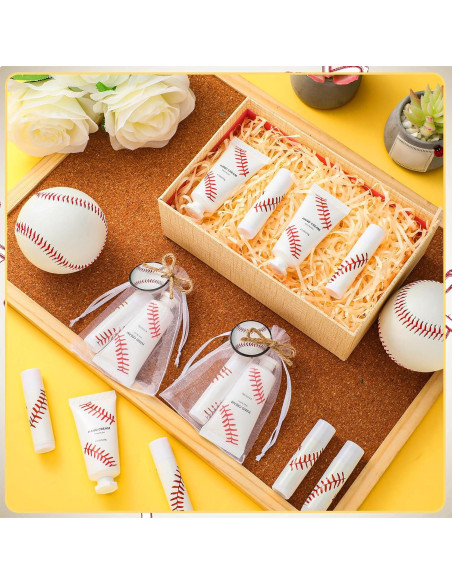 Set de Balsamo Labial y Crema de Manos Béisbol Heigble 144 Pcs