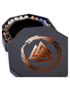 Bandeja de Dados Soar Forge Hexagonal de Cuero 20 cm