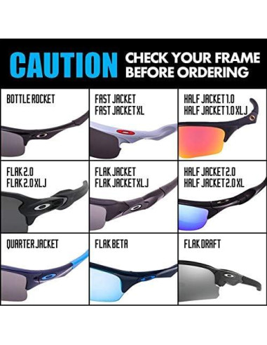 Lentes de Reemplazo Polarizados LenzFlip para Oakley Bottle Rocket