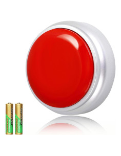 Botón Grabador de Sonido 30 Segundos Cover RM5-WR Rojo Plata