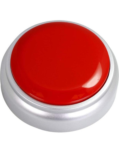 Botón Grabador de Sonido 30 Segundos Cover RM5-WR Rojo Plata