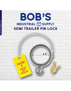Cerradura de Pasador Antirrobo BISupply para Enganche 5ta Rueda 2