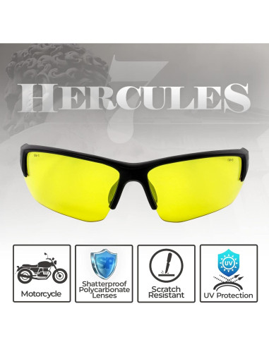 Gafas de Seguridad Global Vision Hercules Amarillas Adulto