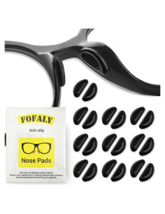 Almohadillas antideslizantes FOFALY para gafas - 10 pares negros