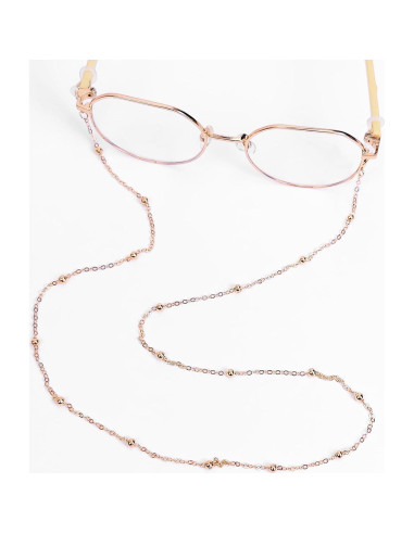 Cadenas de Gafas con Cuentas para Mujeres - Oro Rosa y Plata