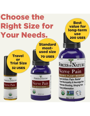 Manejo del Dolor Nervioso Forces of Nature 11 ml Homeopático