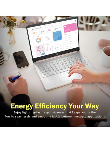 Laptop HP Stream 14" HD, Intel Celeron N150, 16GB RAM, 288GB