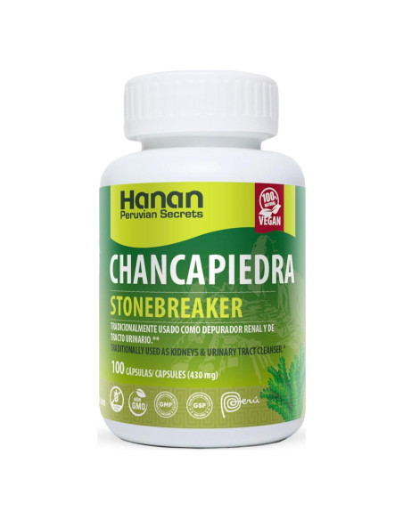 Hanan Chancapiedra 100 Cápsulas - Apoyo Renal Natural