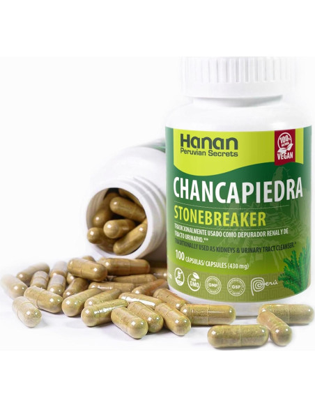 Hanan Chancapiedra 100 Cápsulas - Apoyo Renal Natural