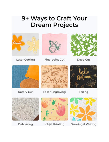 xTool M1 Ultra 10W Máquina de Corte y Grabado Láser 4 en 1