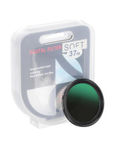 Filtro de Niebla PATIKIL 37mm Vidrio Óptico Negro