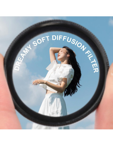 Filtro de Niebla PATIKIL 37mm Vidrio Óptico Negro