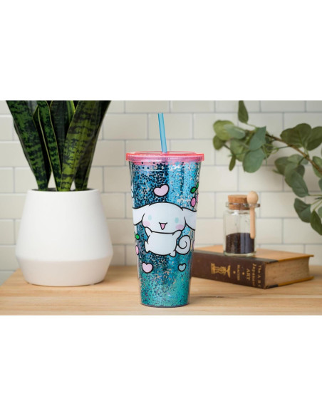 Vaso Frío Buffalo Plateado Cinnamoroll 32 Onzas Pack 12