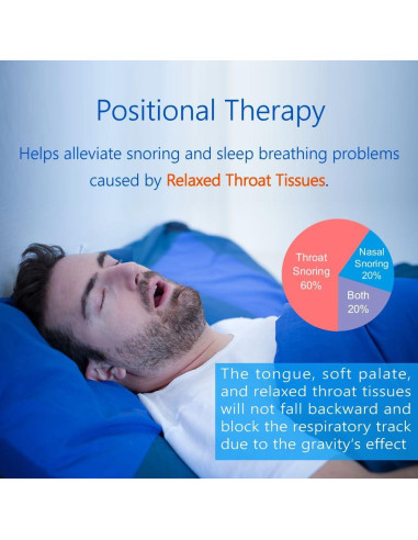 Mochila WoodyKnows para dormir de lado S - Alivio ronquidos