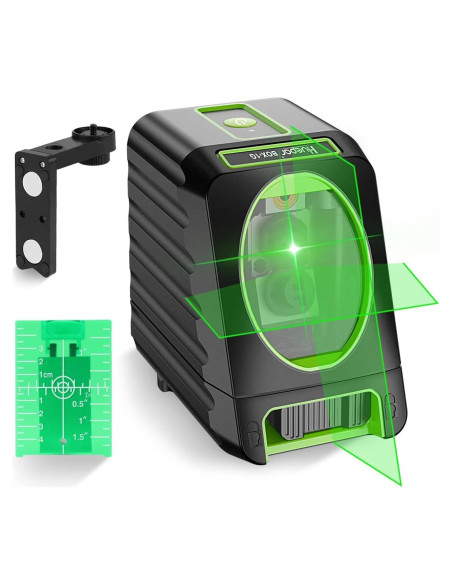 Nivel láser autolevelante Huepar BOX-1G 150ft verde 360