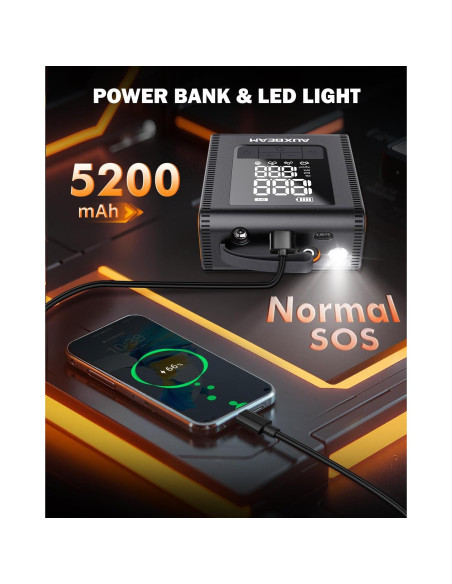 Compresor de Aire Portátil Auxbeam H4Pro 150PSI 12V