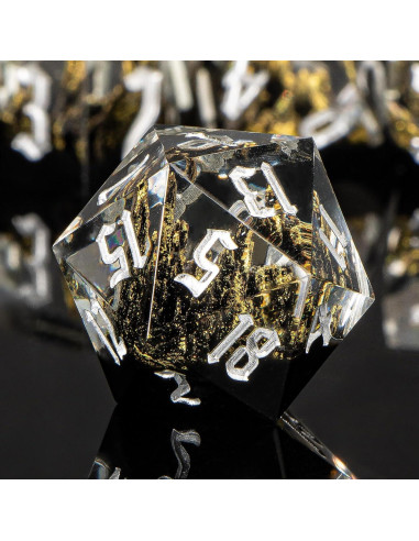 Juego de Dados de Resina DND Kerwells - 7 Piezas con Estuche