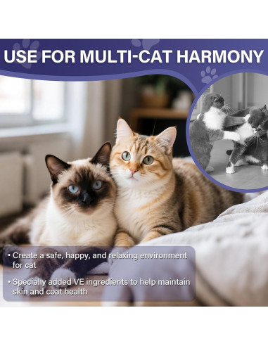 Recarga Difusor Calmante para Gatos 9 Botellas 48ml - Alivio Estrés