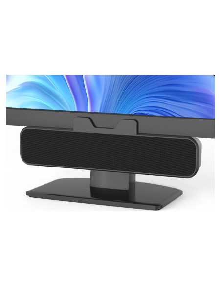 Altavoces Inwa MZ-631 USB para Computadora con Clip y Bajo Mejorado