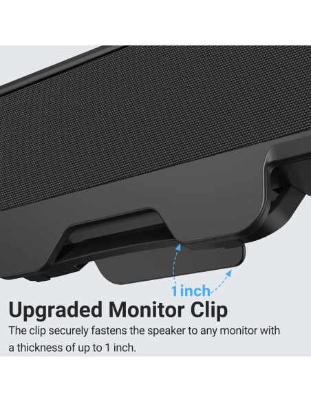 Altavoces Inwa MZ-631 USB para Computadora con Clip y Bajo Mejorado