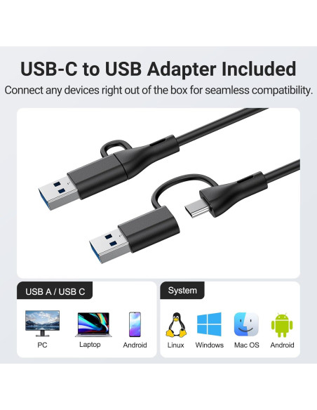 Altavoces Inwa MZ-631 USB para Computadora con Clip y Bajo Mejorado