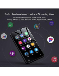 Reproductor MP3 Innioasis G1 80GB Bluetooth WiFi 4" Negro 2