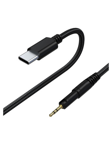 Cable de audio USB C a 2.5mm Puiixur para auriculares Audio Technica