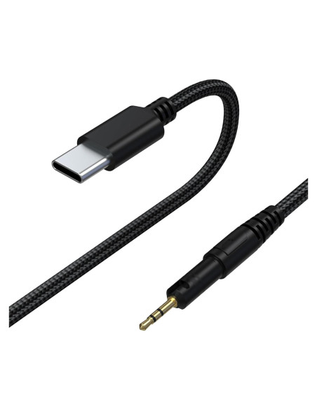 Cable de audio USB C a 2.5mm Puiixur para auriculares Audio Technica