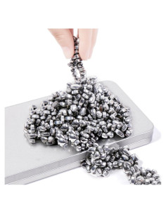 Pasta de Ferrita SeaPine 600 PCS Juguetes Antiestrés Plata