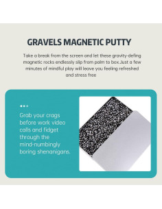 Pasta de Ferrita SeaPine 600 PCS Juguetes Antiestrés Plata 2