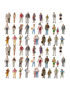 60 Figuras O Gauge Evemodel P4310-60 Miniaturas para Trenes
