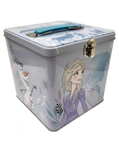 Lata de Almacenamiento XL La Caja de Lata Frozen Azul