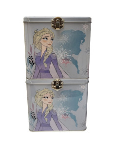 Lata de Almacenamiento XL La Caja de Lata Frozen Azul 2