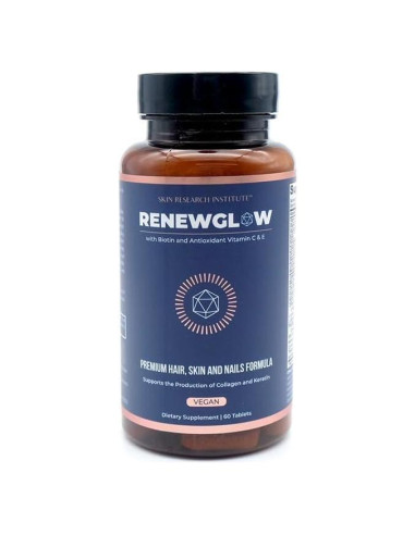 Suplemento de Biotina Renewglow 5000mcg para Cabello y Piel