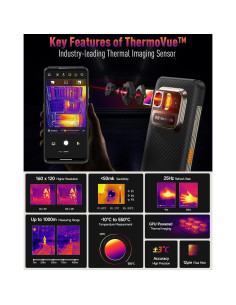Ulefone Armor 25T Teléfono Rugerizado 4G 12GB+256GB Cámara Térmica 2