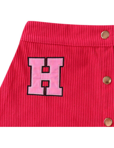 Conjunto Hello Kitty para Niñas Grandes - Camiseta y Falda de Pana