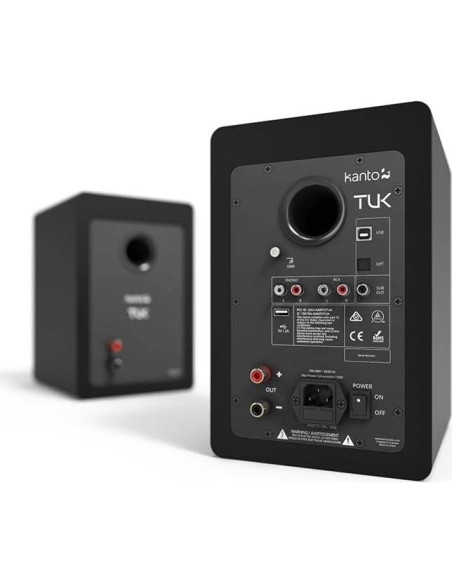 Altavoz Kanto TUK Estantería 5.25" Bluetooth DAC USB Negro