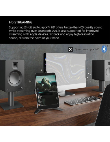 Altavoz Kanto TUK Estantería 5.25" Bluetooth DAC USB Negro