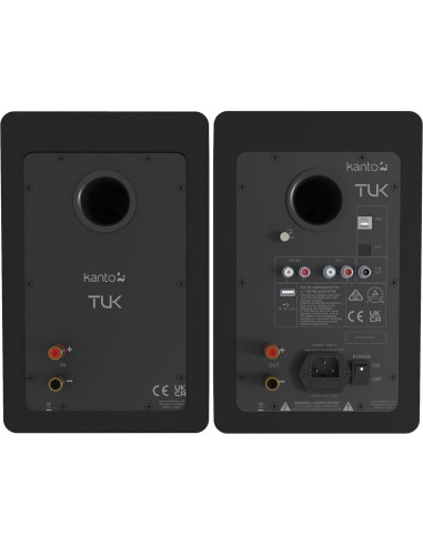 Altavoz Kanto TUK Estantería 5.25" Bluetooth DAC USB Negro