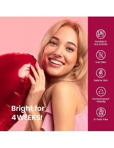 Set de Esmalte de Gel Beetles 6 Colores Berry Merlot 7.5ml