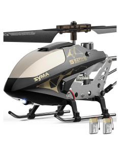 Helicóptero RC SYMA S107H con 2 Baterías y Estabilizador
