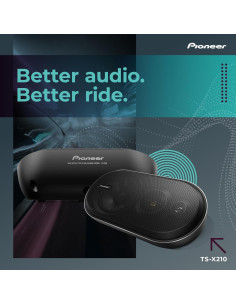 Altavoces Pioneer TS-X210 4" 3-Vía Montaje Superficial 100W 2