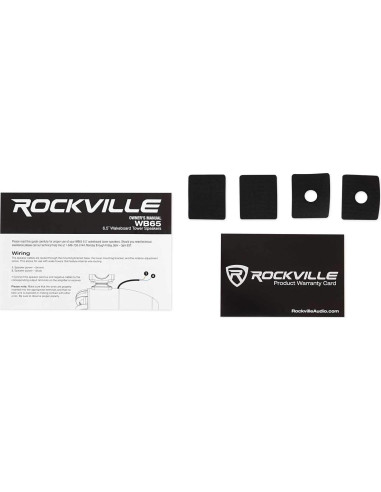 Altavoces de Torre Marinos Rockville WB65 6.5" 600W Impermeables