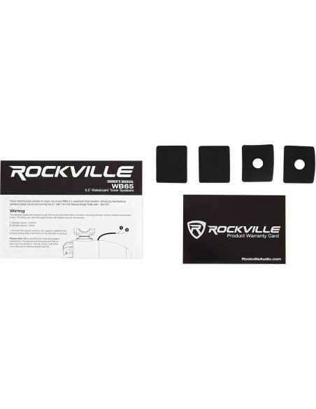 Altavoces de Torre Marinos Rockville WB65 6.5" 600W Impermeables